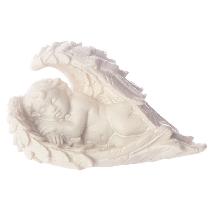 Cherubino in ali angeli, statua in una borsa