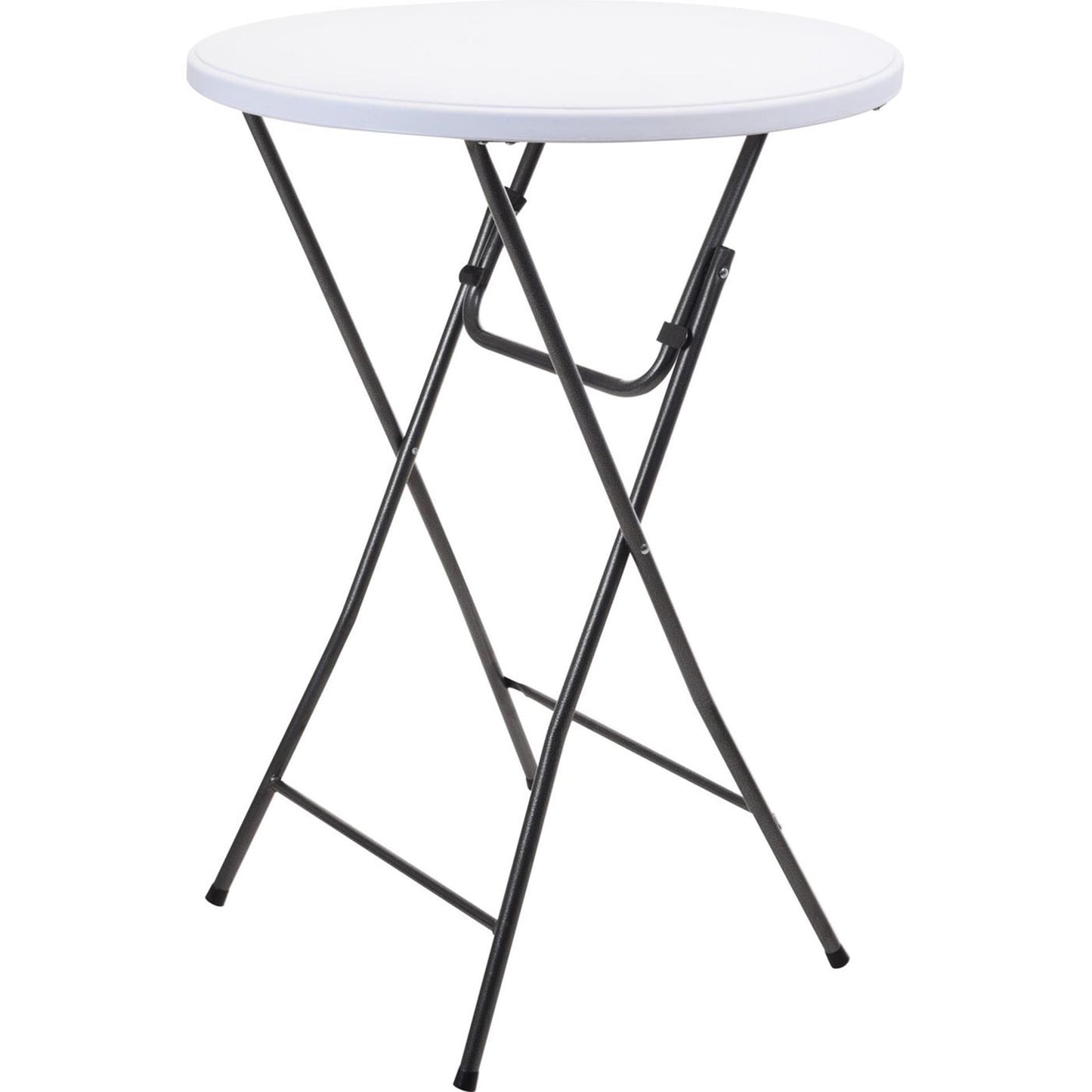Mesa de pie blanca ø80xh110cm