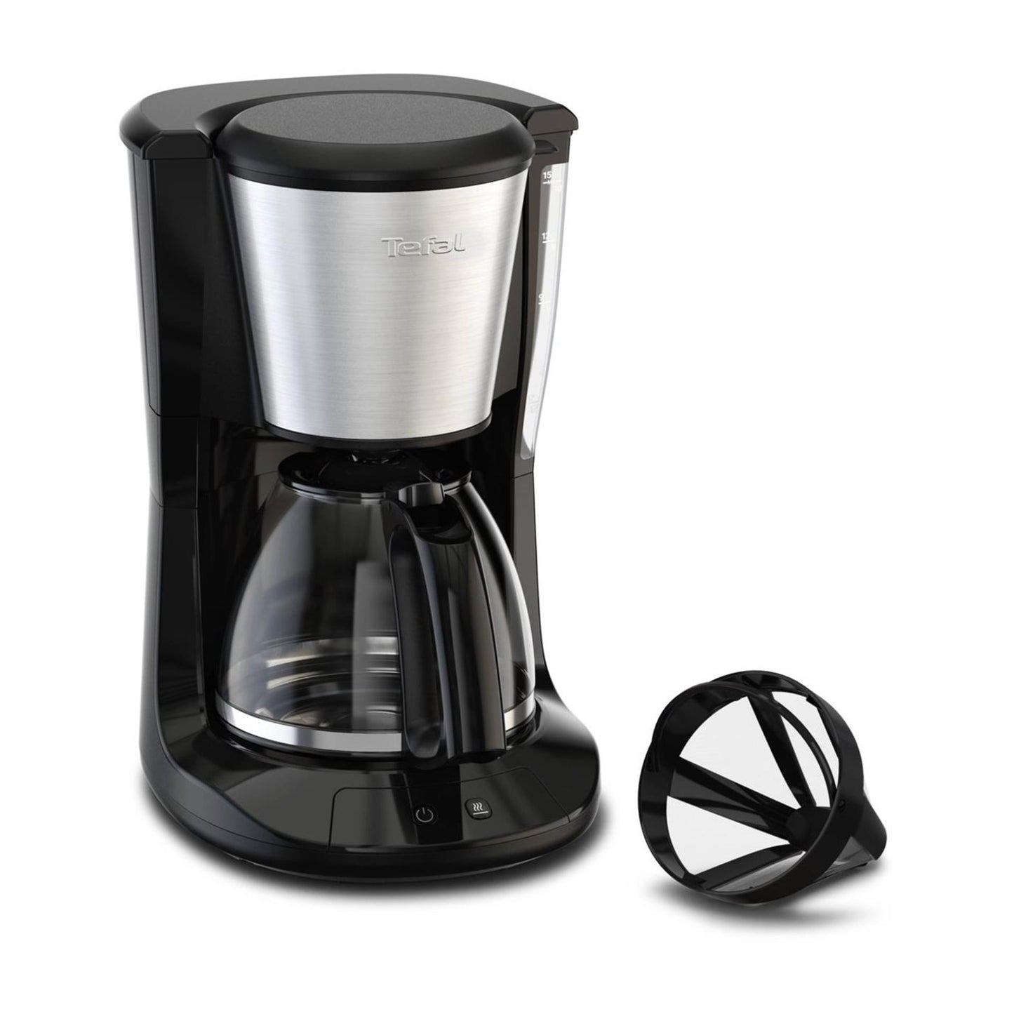 Cafetera tefal subito acero inoxidable 1,25l