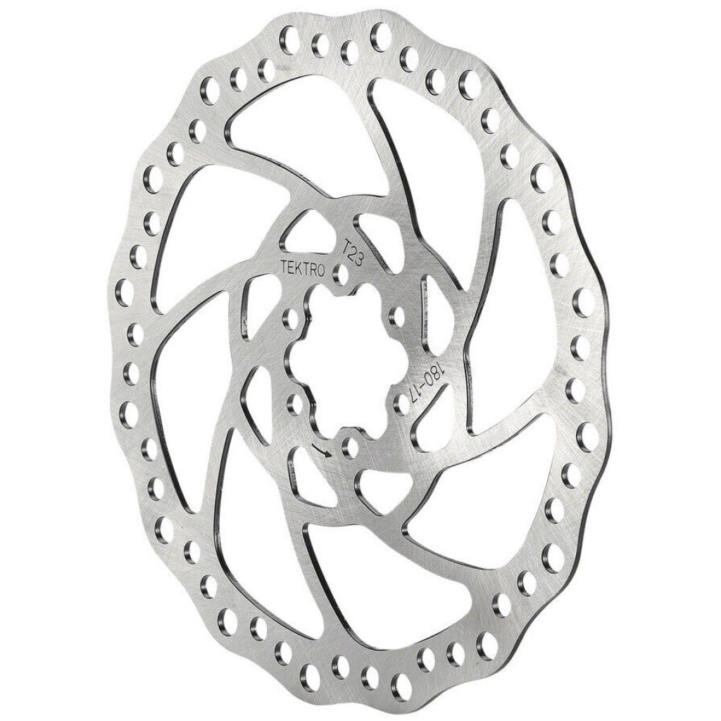 TEKTRO TR160-17 Disco Disco Rotore Ø160mm 2,3 mm a 6 punti in argento