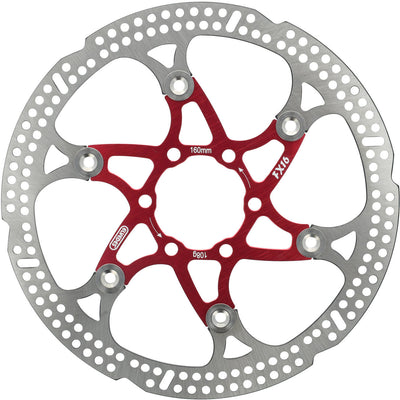 Rotor flotante Elvedes 160 mm 108g 6 hoyos+Bout Red 2015148