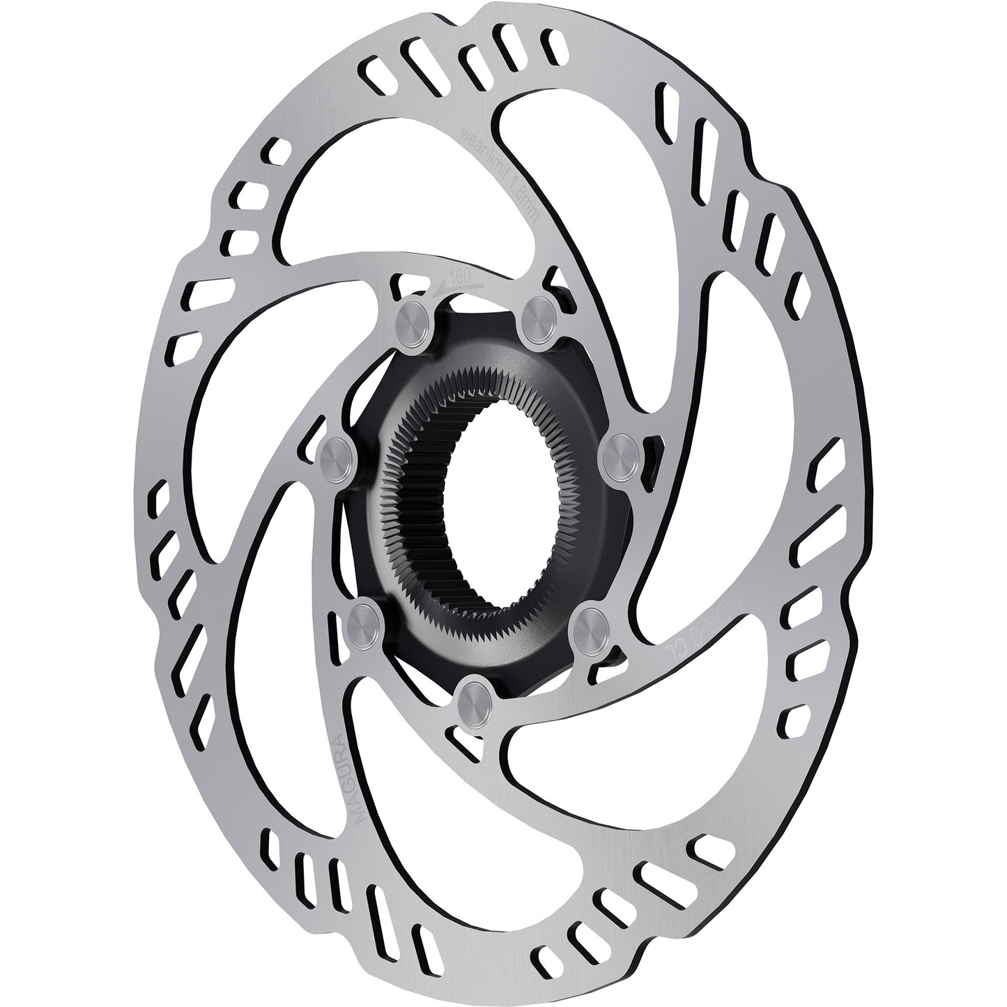 Magura Disco freno MDR-C-Cl 160 Asse di bloccaggio centrale