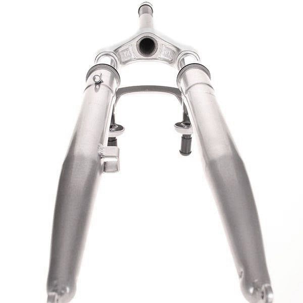 horquilla resiliente híbrida de 28 pulgadas 1 pulgada de plata