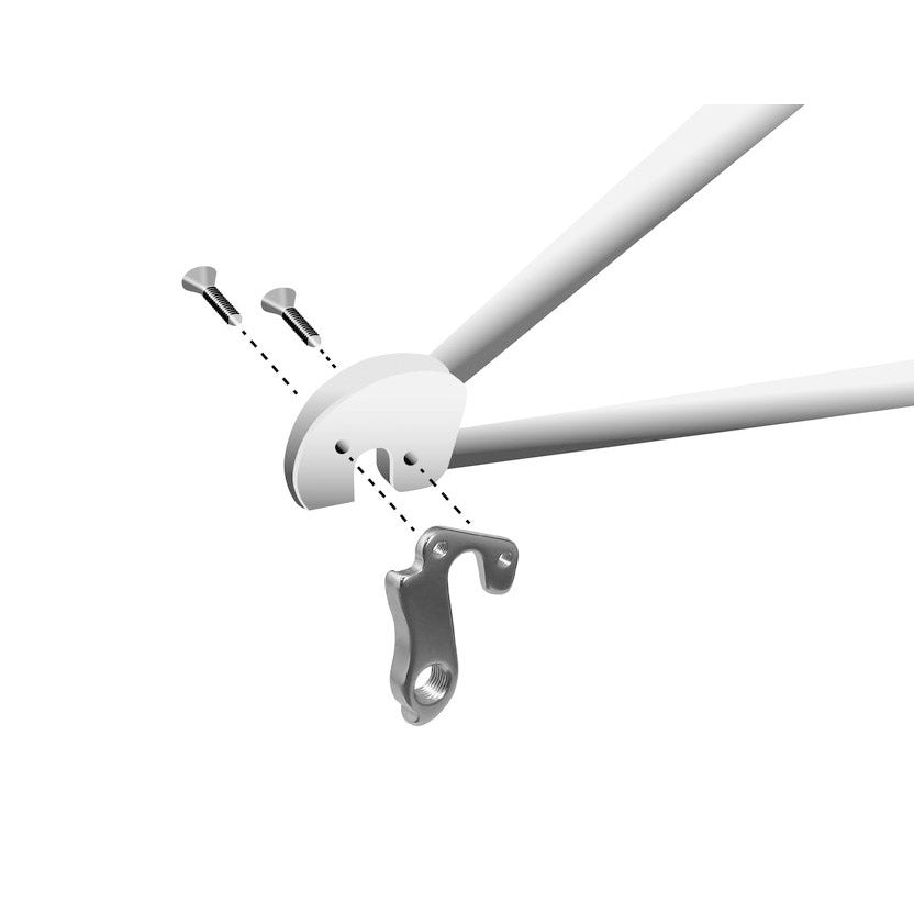 Union Derailleurpad GH-059 con set di viti M4X0.7