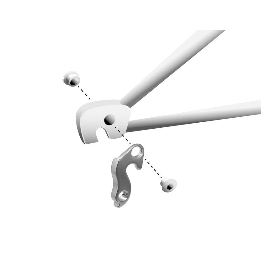 Union Derailleurpad GH-083 con set di viti M8X0.75