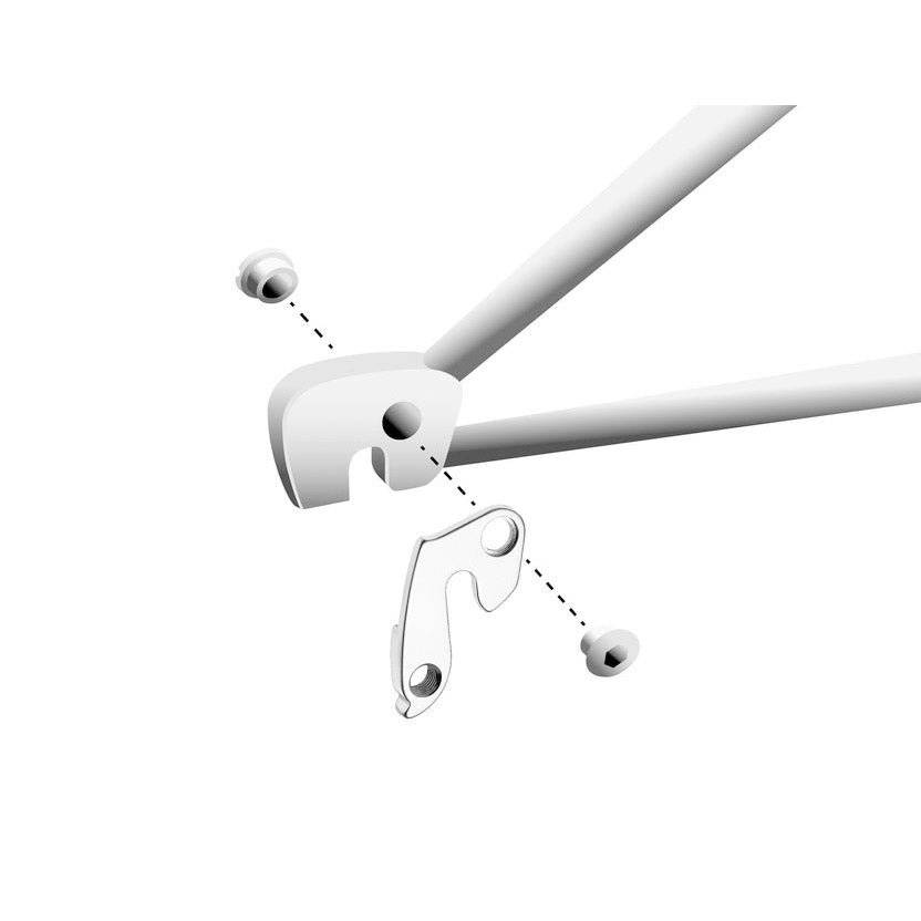 Union Derailleurpad GH-106 con set di viti M8X0.75