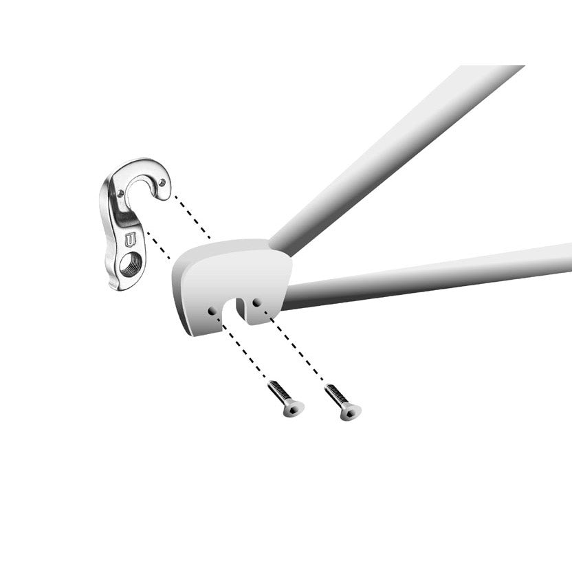 Tampone del deragliatore GH-161 Trek con set di viti