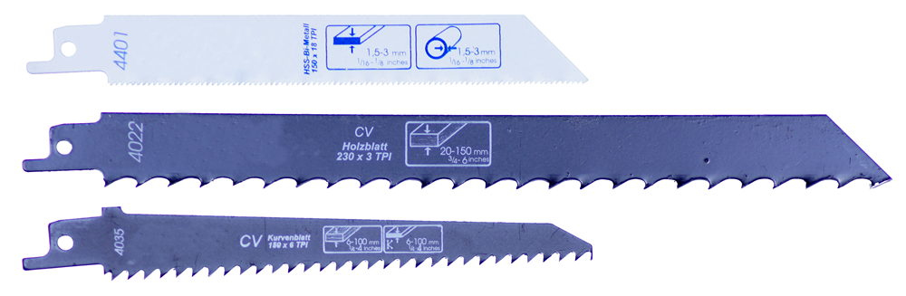 Lama per sega alternativa Connex uni 3 pezzi - com330350