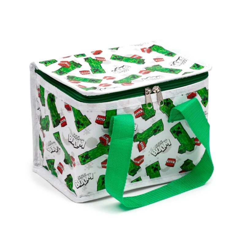 Minecraft Creeper TNT RPET Bolso de bolsas de refrigerador duradera