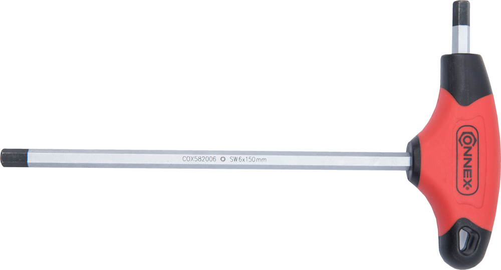 Llave hexagonal Connex con mango en T 6x150 - cox582006