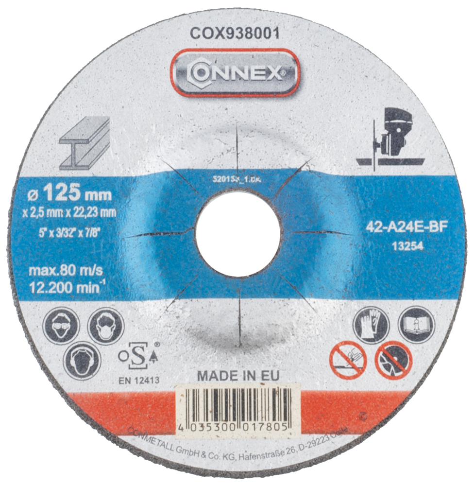 Disco abrasivo Connex metal 125mm - cox938001