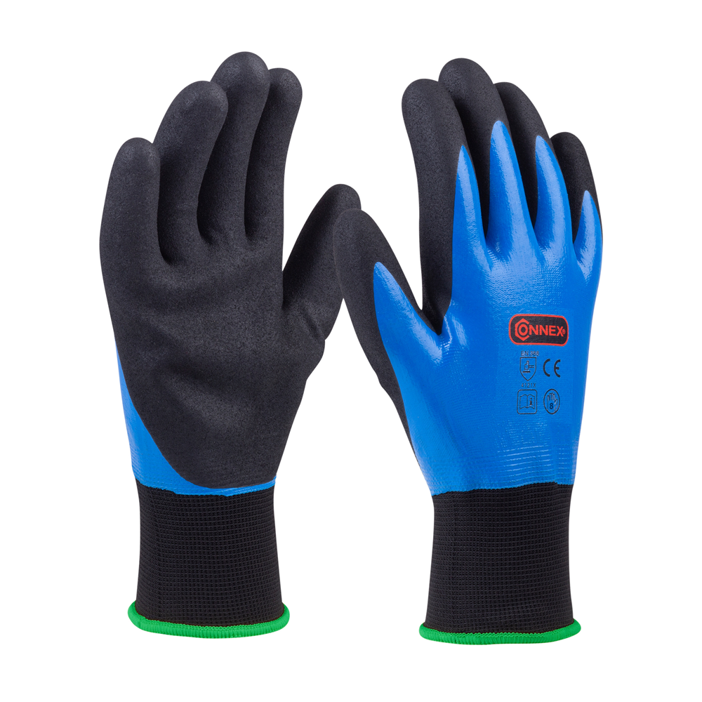Guanto Connex nitrile blu gr08 - cox938678