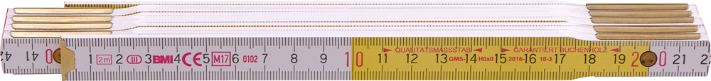 Medidor plegable Connex 2m madera euro calibración - coxt700302