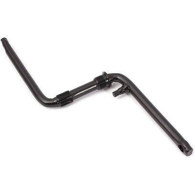 Bmx one-piece crank 175mm zwart