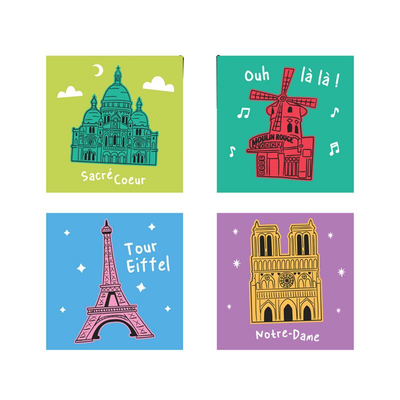 Toalla de viaje compacta Je t'aime paris
