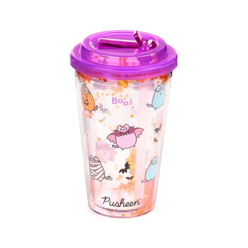 Pusheen the Cat Halloween Breuk -Resistente Riceutura a doppia coppia