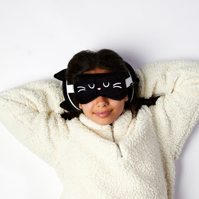 Delineazzz Fine fine intorno alla maschera per dormire cuscini da viaggio