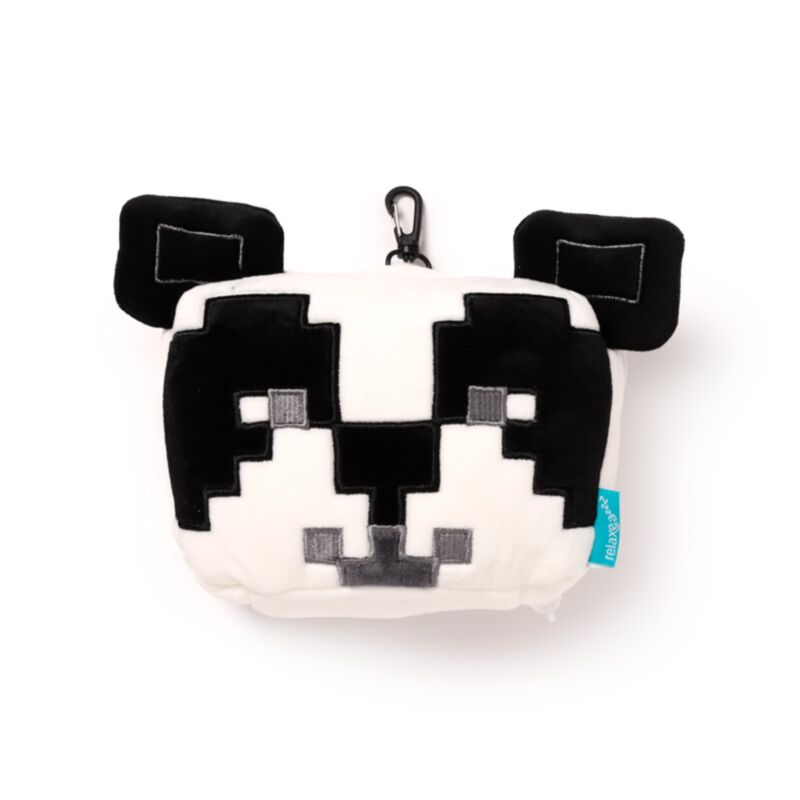 RelleAzzz Minecraft Panda alrededor de la máscara para dormir del cojín de viaje