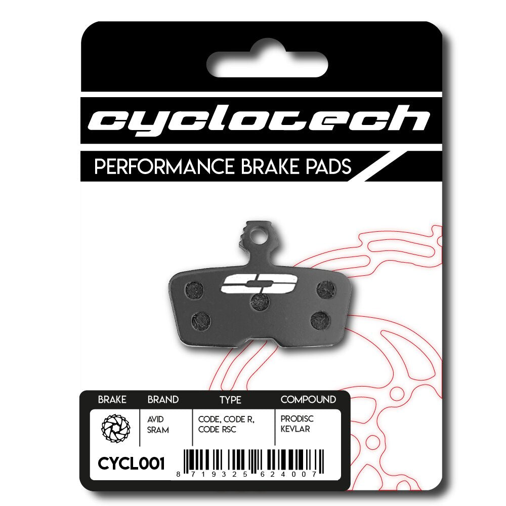 Pastiglia freno a disco Cyclo tech Prodisc Kevlar Sram codice r