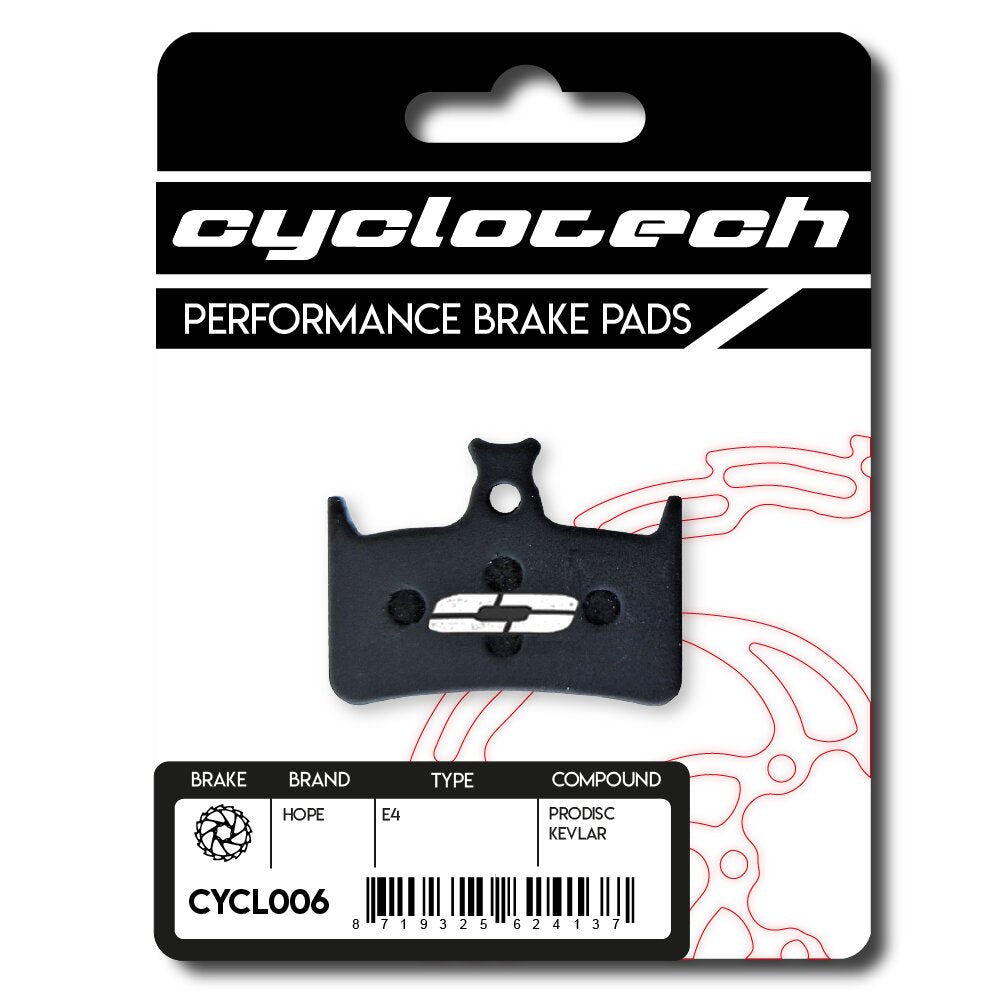 Pastilla de freno de disco Cyclo tech prodisc kevlar esperanza e4