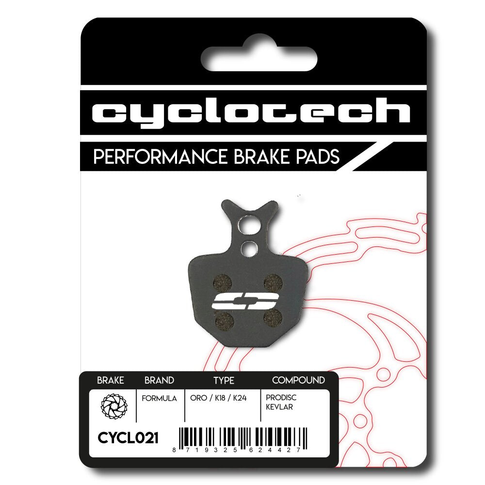 Pastiglia freno a disco Cyclo Tech Prodisc Kevlar Formula Oro