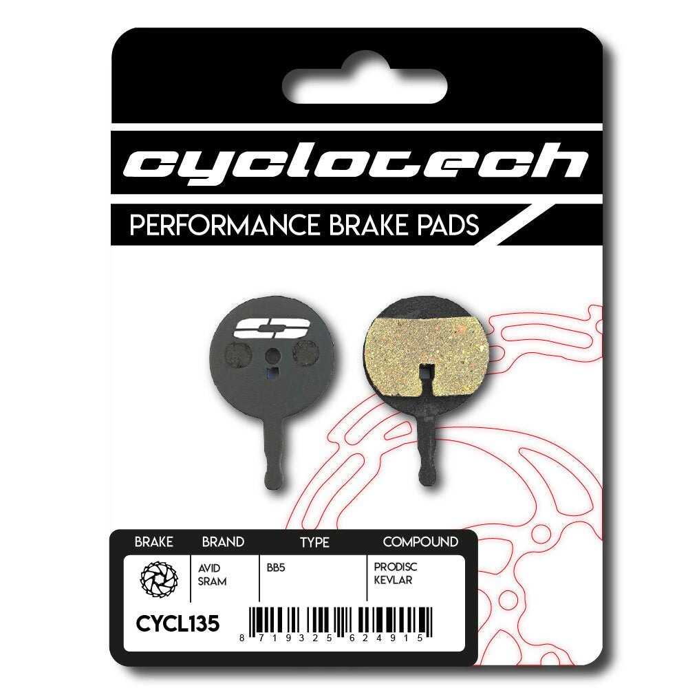 Pastiglia freno a disco Cyclo Tech Prodisc Kevlar Avid BB5