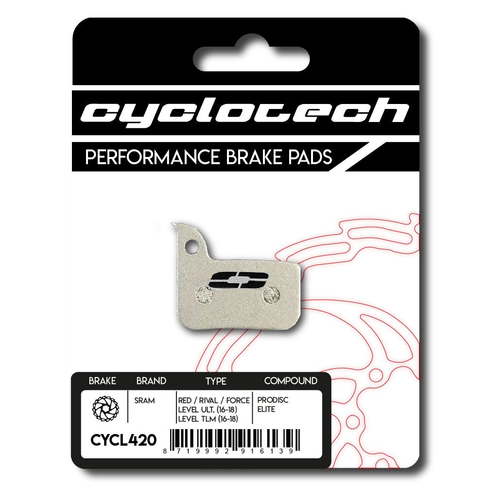 Pastilla de freno Cyclo tech prodisc elite sram rojo