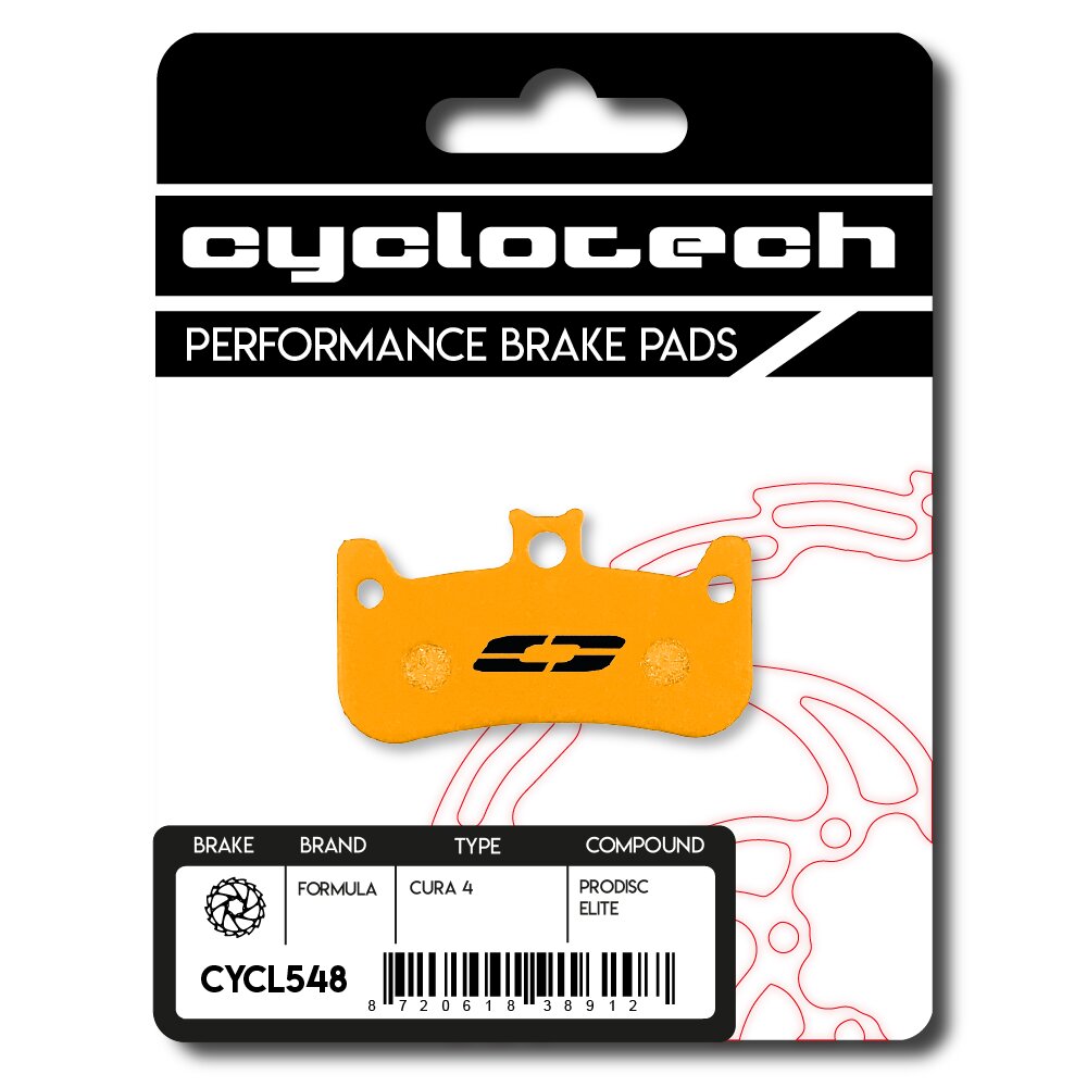 Pastiglia freno a disco Cyclo tech Prodisc formula ceramica cura