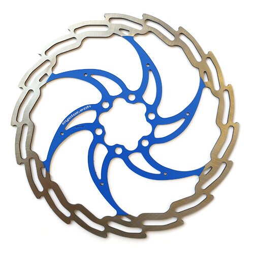 Disco freno Cyclo tech Prodisc Ninja 180 mm, blu
