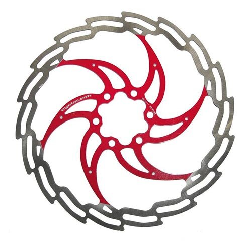 Disco freno Cyclo tech Prodisc Ninja 203 mm, rosso