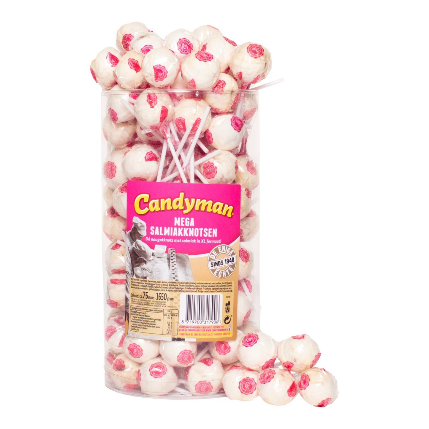 Candyman mega sal ammoniaca mazze (75 pezzi)