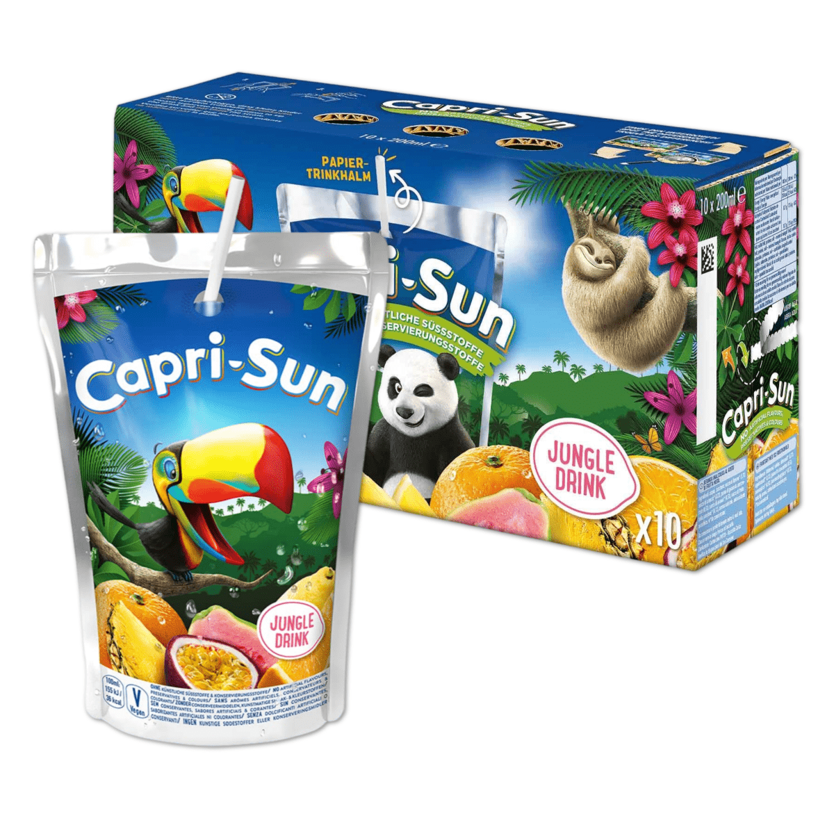 Capri-sun capri sun Jungle drink (d) 200ml (4x 10 pezzi)