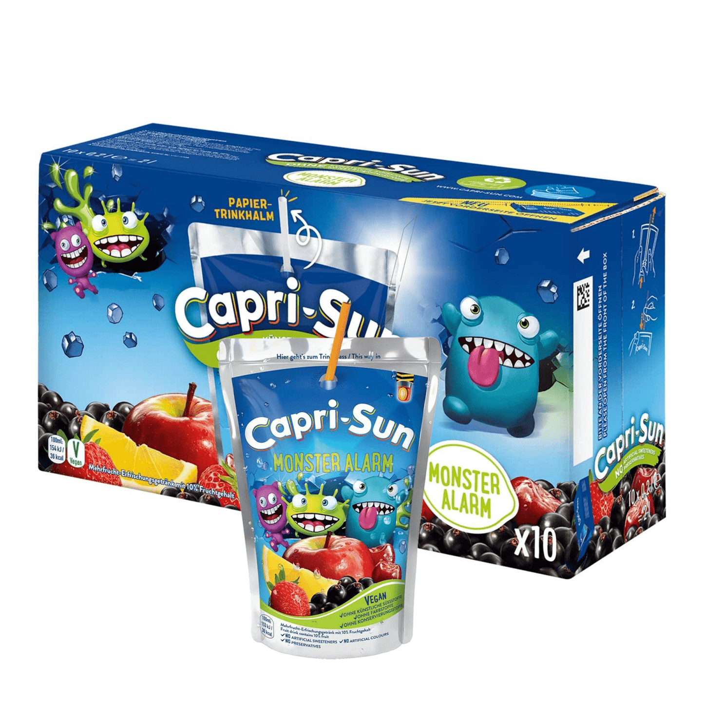 Custodia Capri-sun monster allarme zero (40x 200 ml)