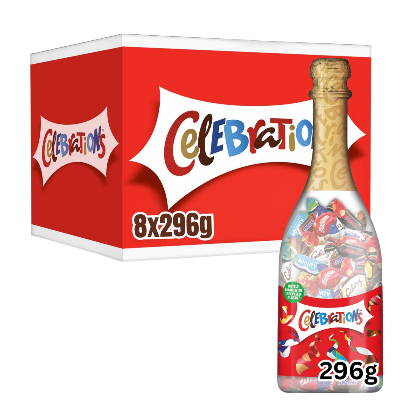 Bottiglia sostenibile Celebrations (8x 296gr)