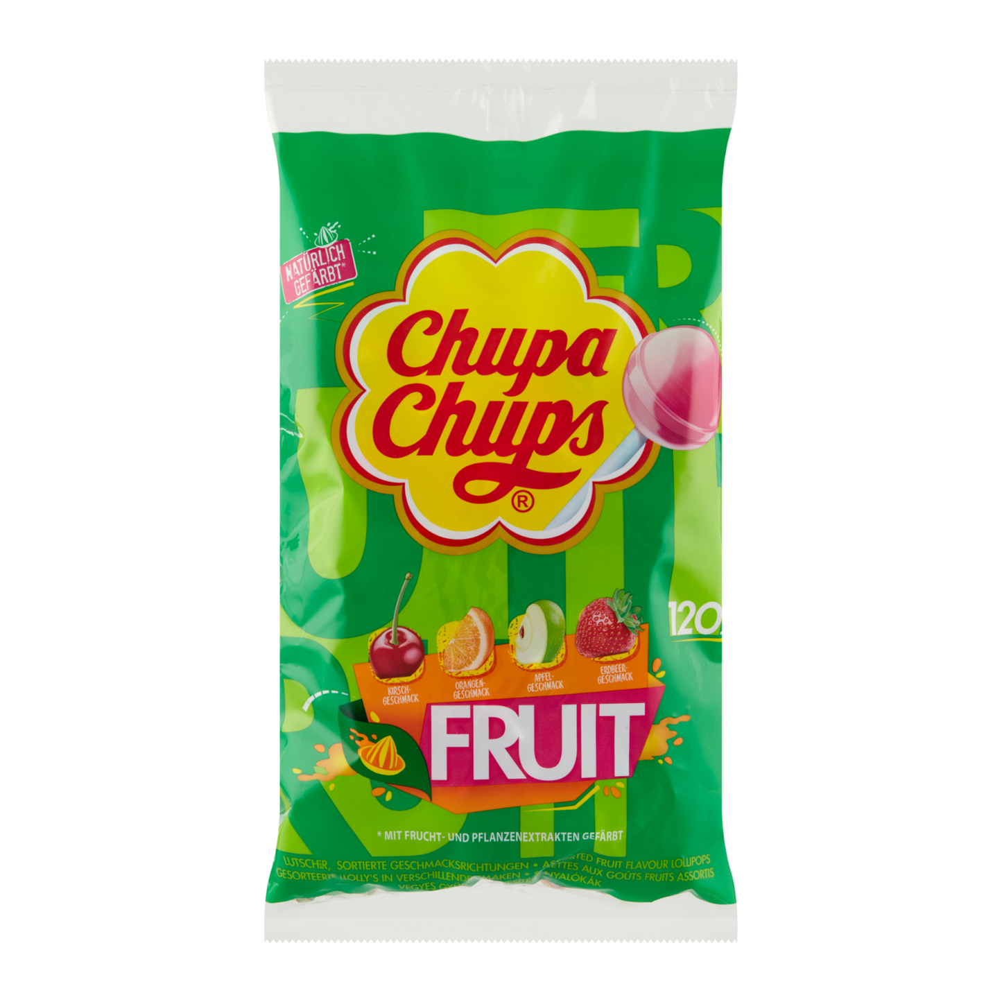 Chupa chups piruleta fruta (120 piezas)