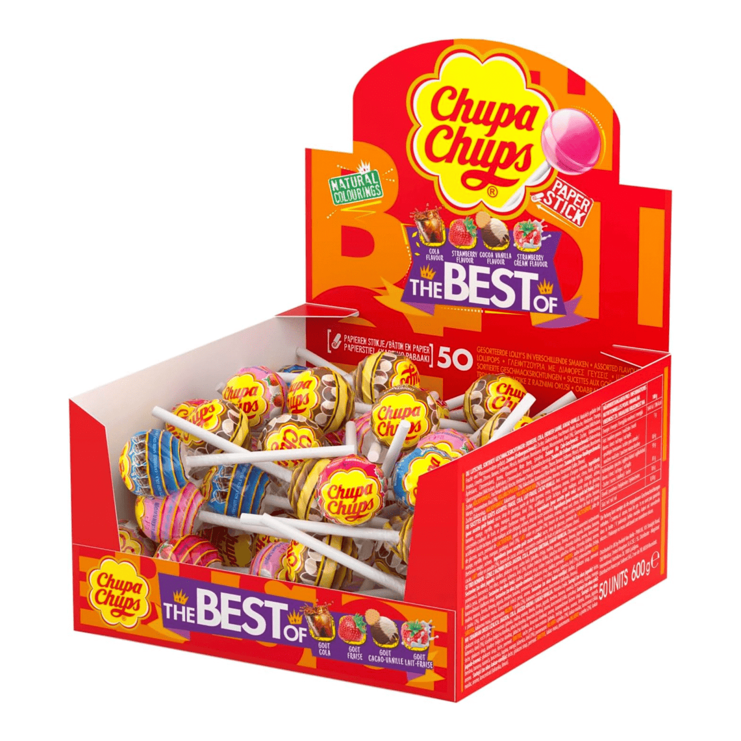 Chupa chups piruleta lo mejor de (50x 12gr)