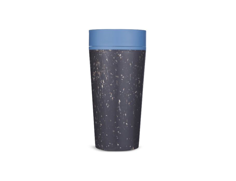 Coppa di caffè Circular Co. - Coppa circolare - Blu nero - 340 ml