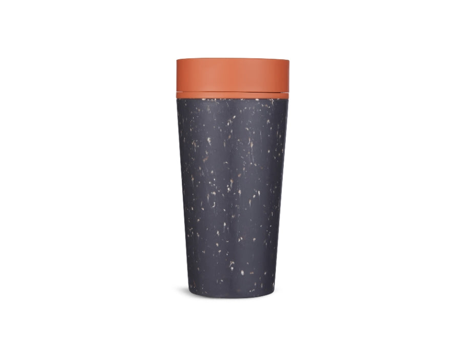 Coppa di caffè Circular Co. - Coppa circolare - Arancia nera - 340 ml
