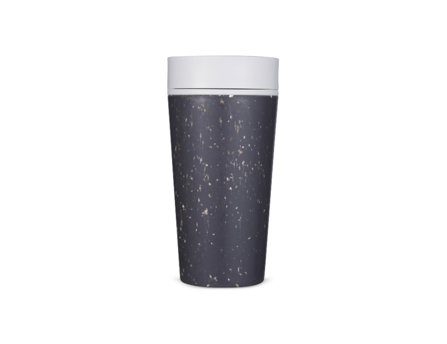 Coppa di caffè Circular Co. - Coppa circolare - Bianco nero - 340 ml
