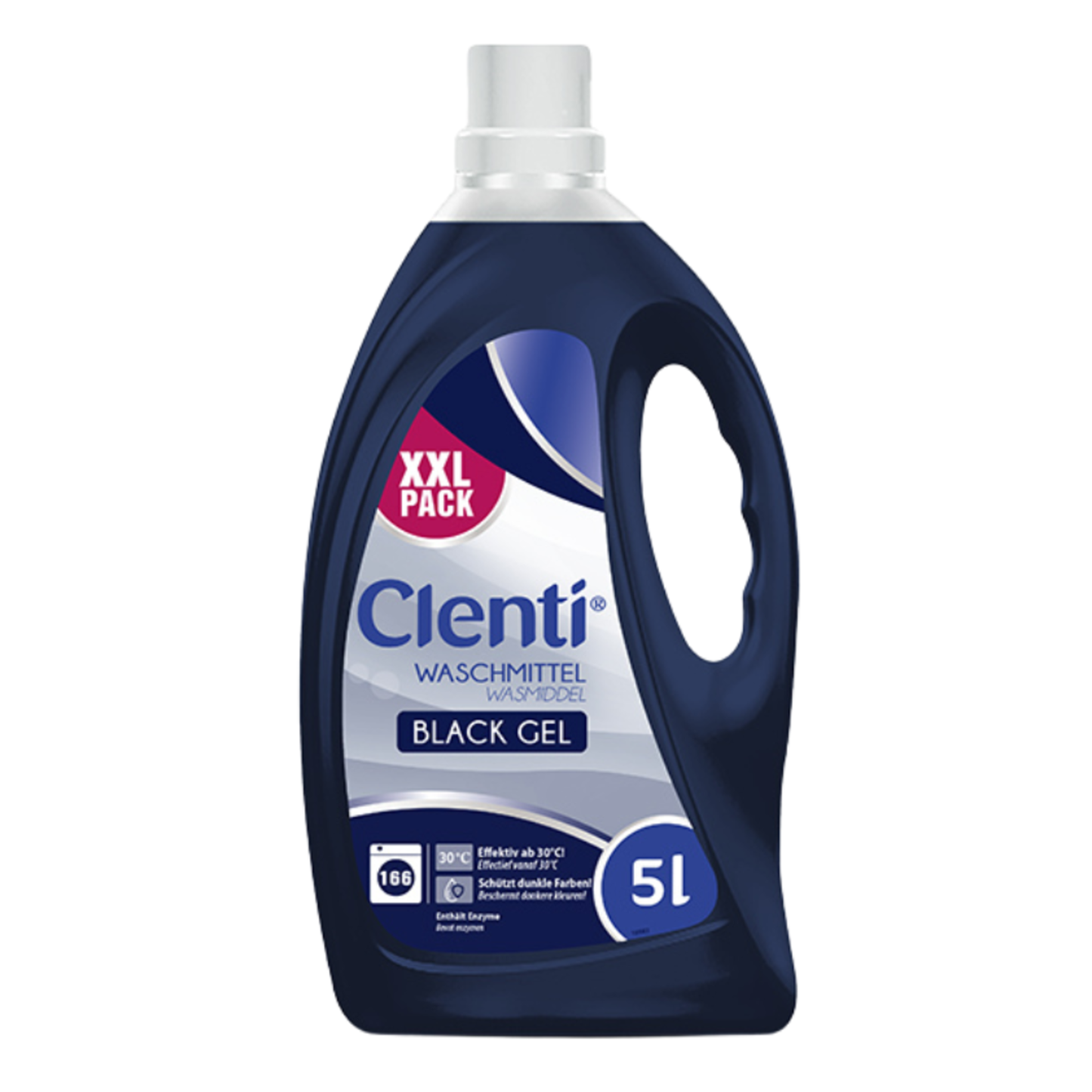 Detergente gel nero Clenti (2x 5l)