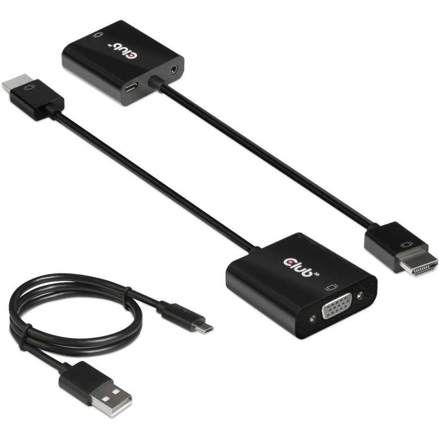 Club 3D HDMI 1.4 Adapter VGA con audio