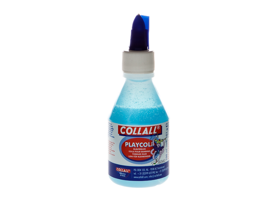 Collall PlayColl Blue Children's Glue on Water -Based 100ml