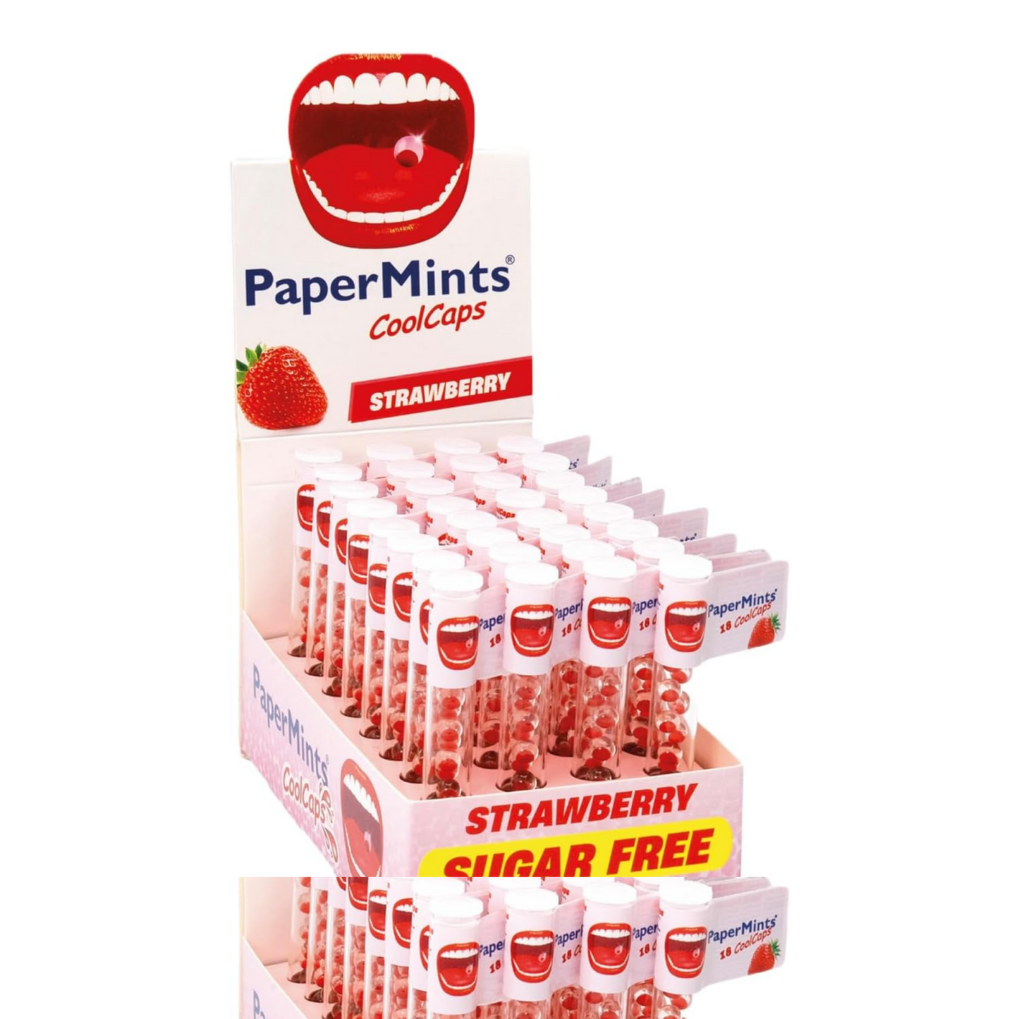 Papermints coolcaps tubetti fragola (32 pezzi)