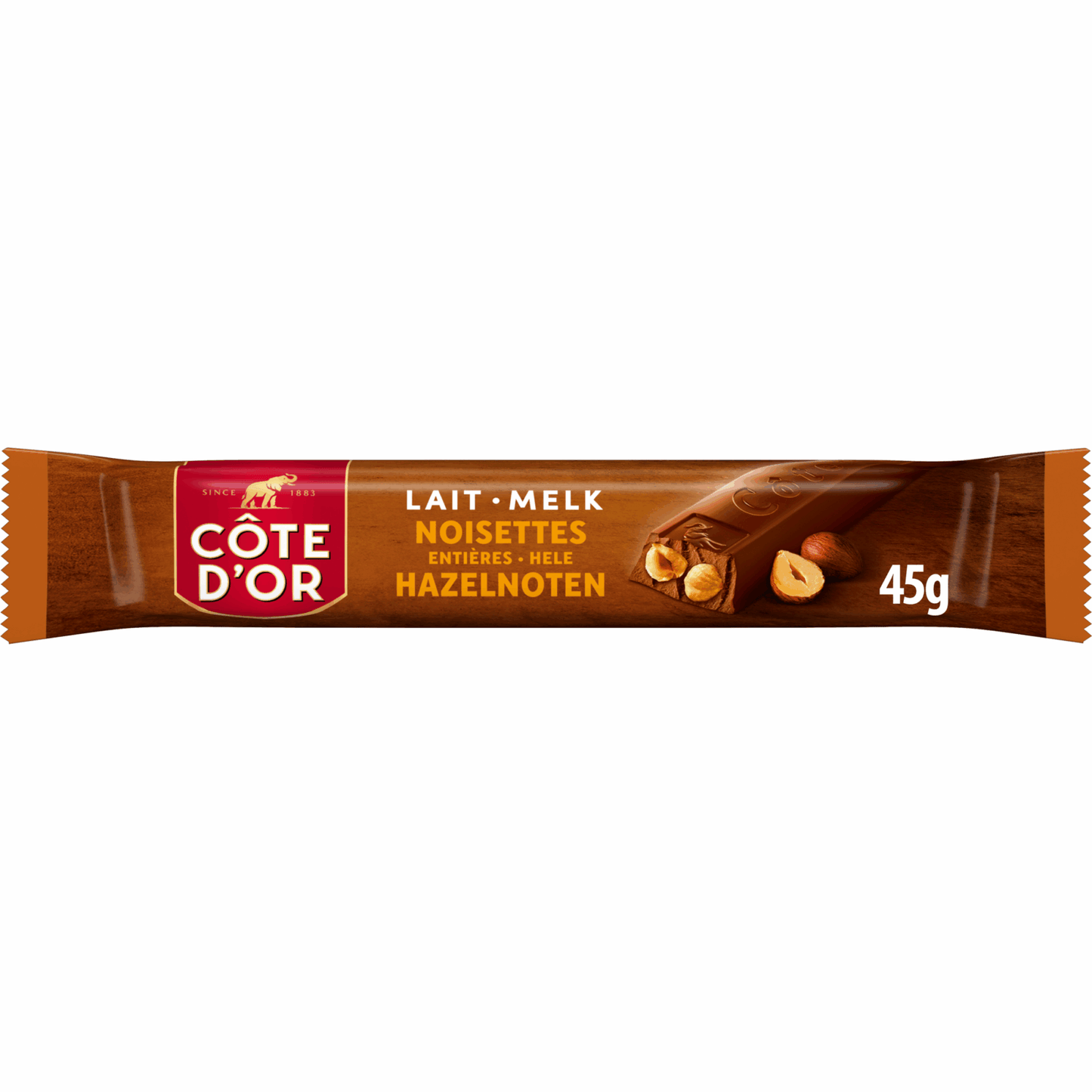 Cote d'or barrita leche avellanas (32x 45gr)