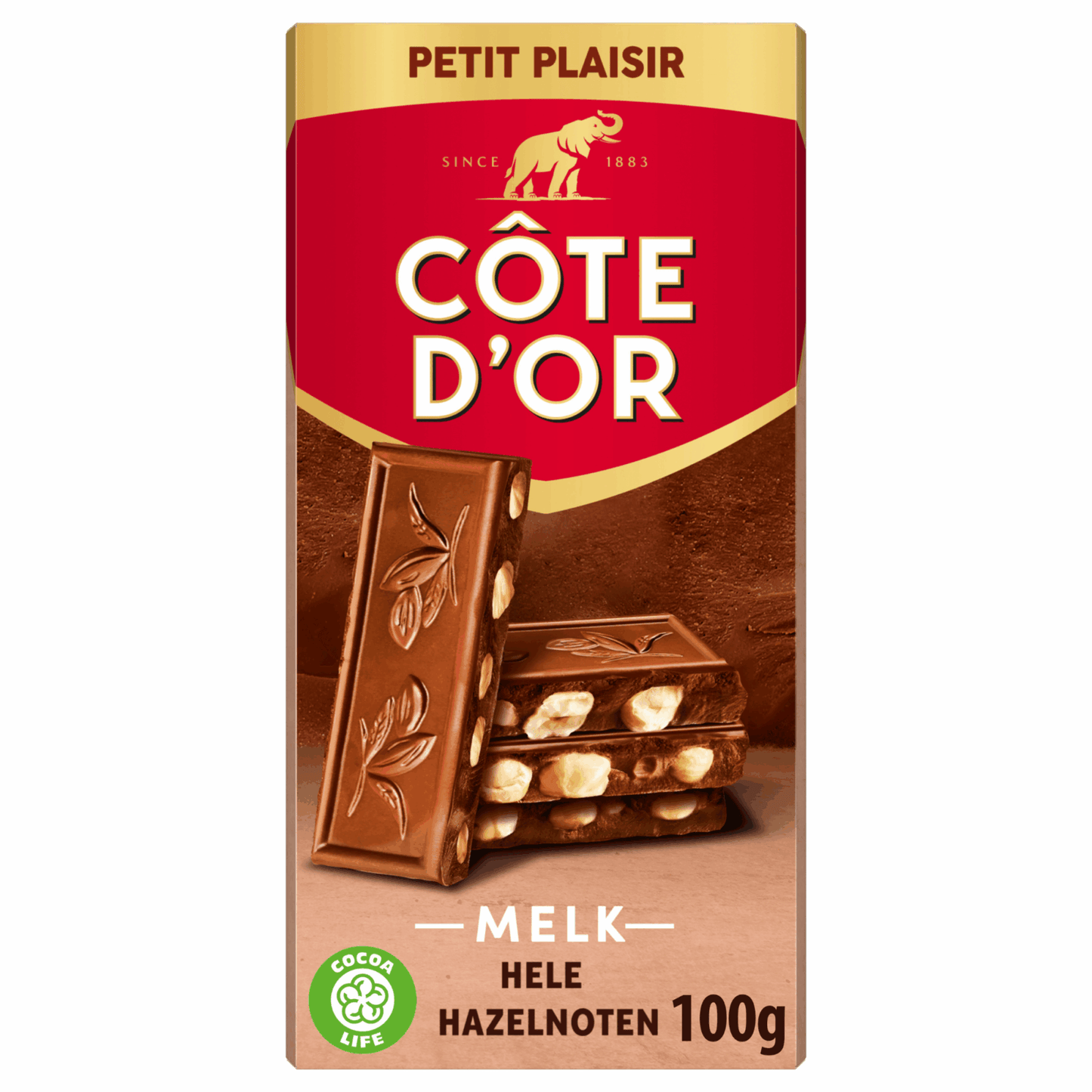 Leche en bloque Cote d'or de nuez (20x 100g)