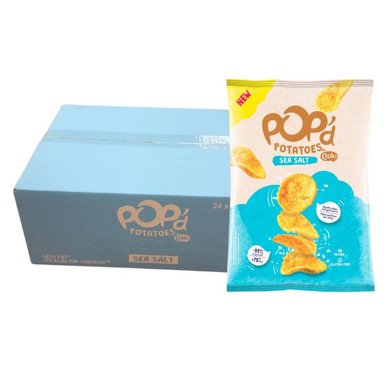 Patatas croky pop'd con sal marina (24x 17gr)