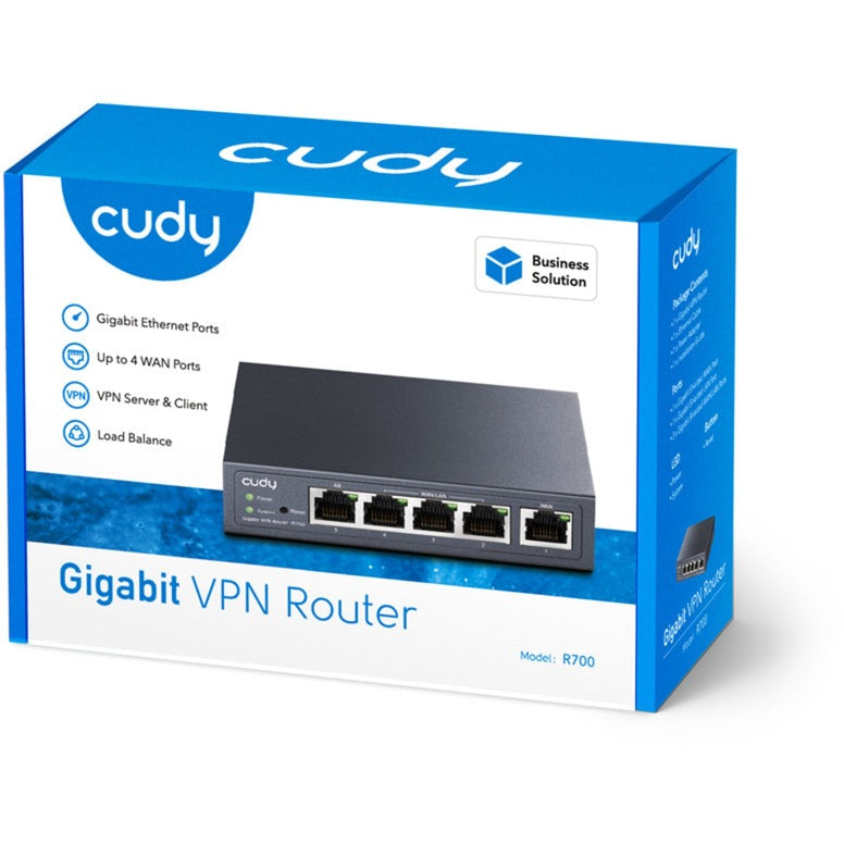 Enrutador VPN multi-wan de Cudy Gigabit