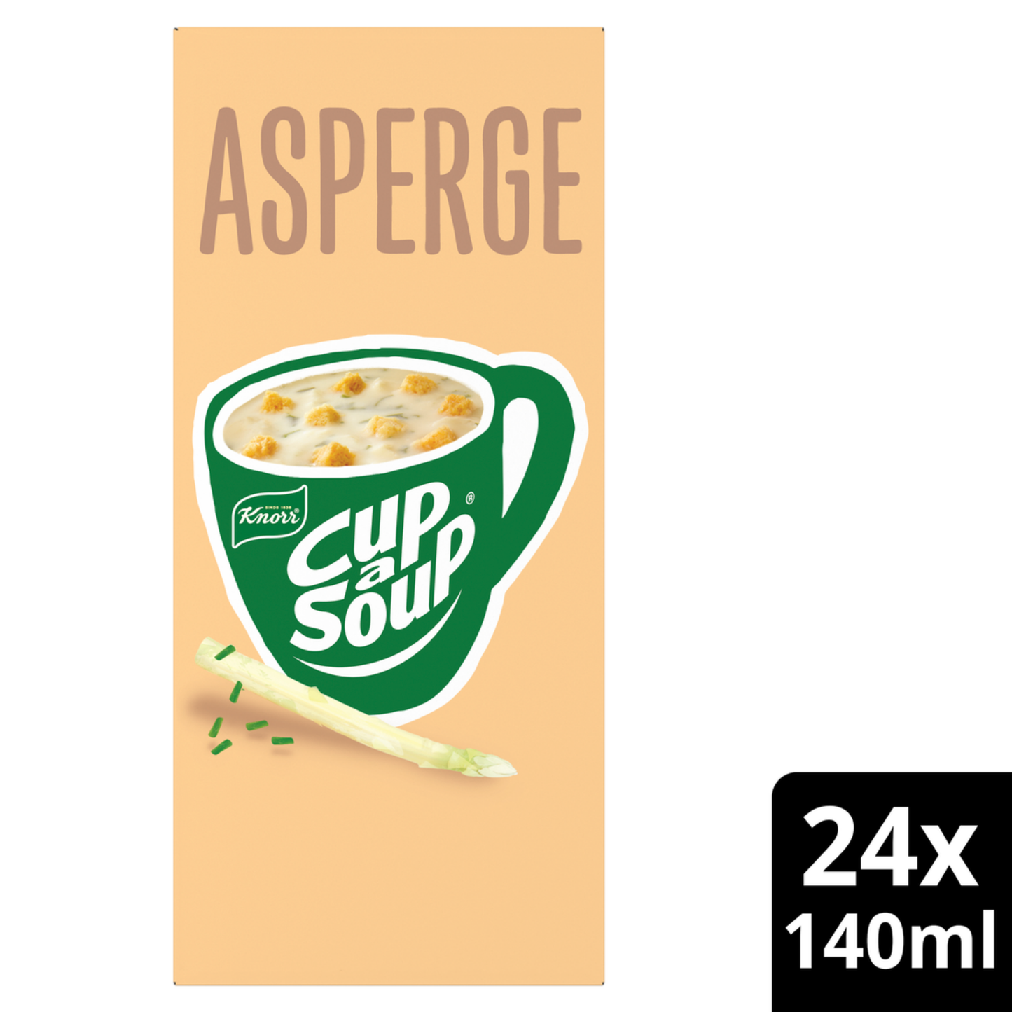 Taza de sopa de espárragos unox (24x 140ml)