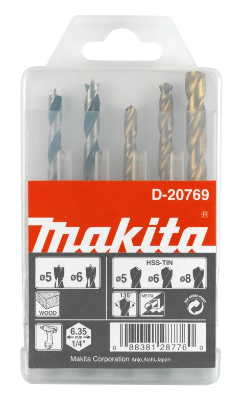 Accessori Makita d-20769 set punte 1 4 forma e - d-20769