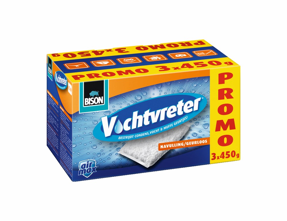 Bisonte humedad de húmedo recarga 450 gramos 2+1
